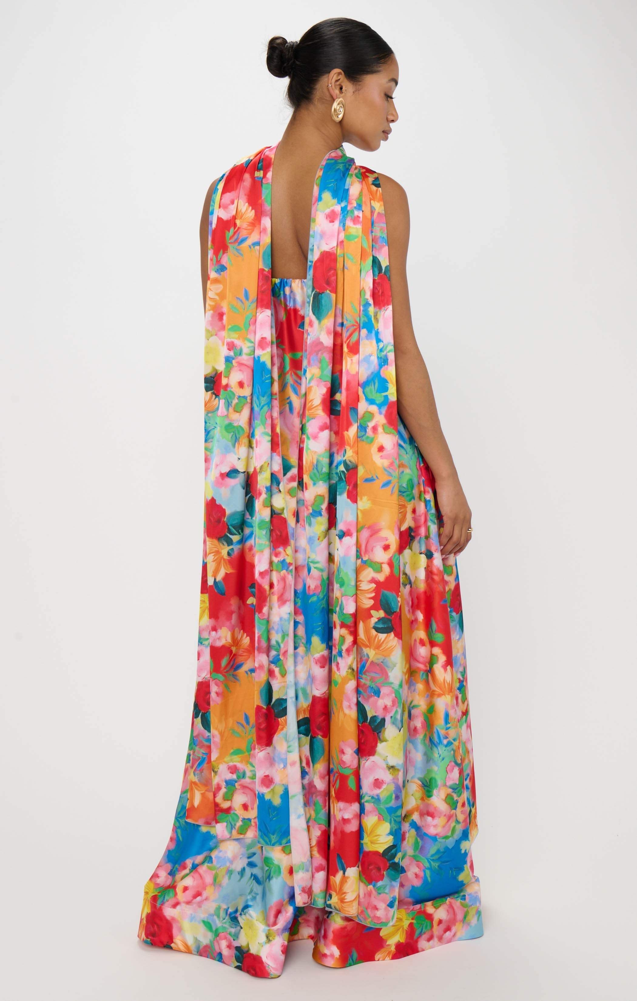 Tinsley Tube Dress ~ Sunset Garden Gala