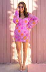 Vacay Mini Coverup ~ Fruit Punch Crochet