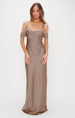 Bella Maxi Dress ~ Dune Luxe Satin