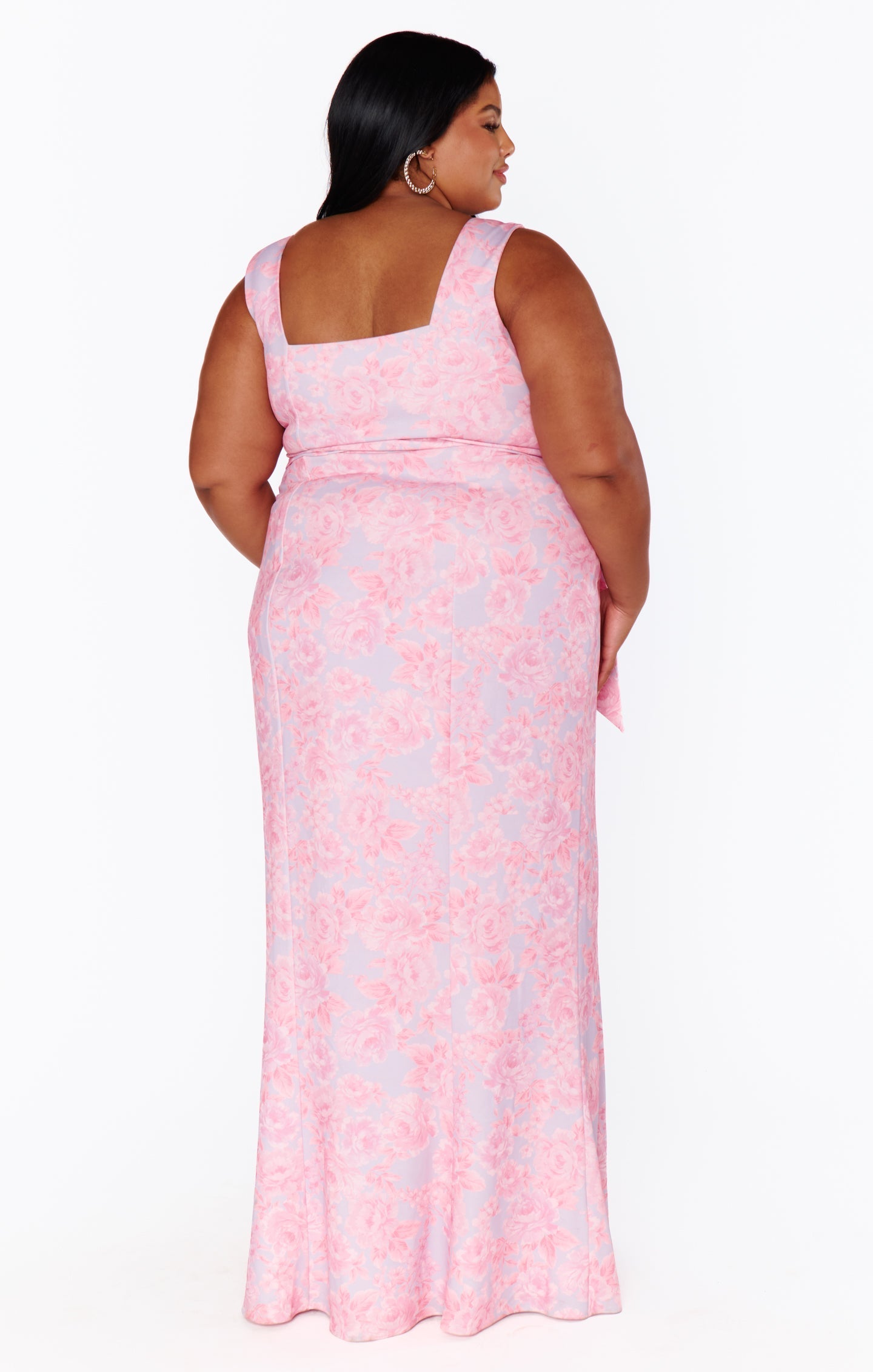 Paris Gown ~ Blushing Floral Stretch