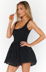 Ricci Skort Dress ~ Black Lace