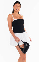 Tiffany Skort Dress ~ Black and White
