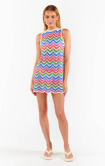 Sweeney Coverup ~ Wavy Stripe Crochet
