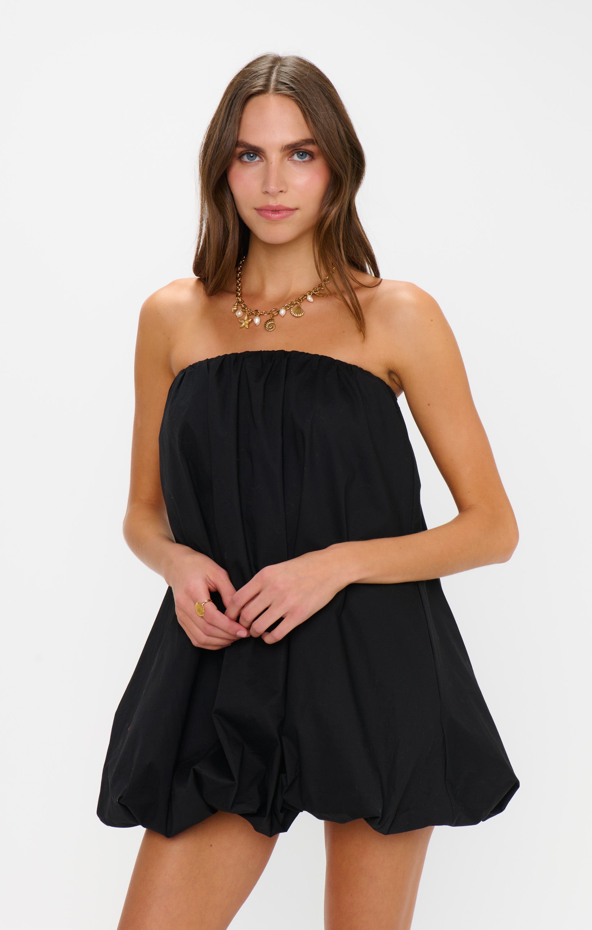 Beverly Bubble Dress ~ Black