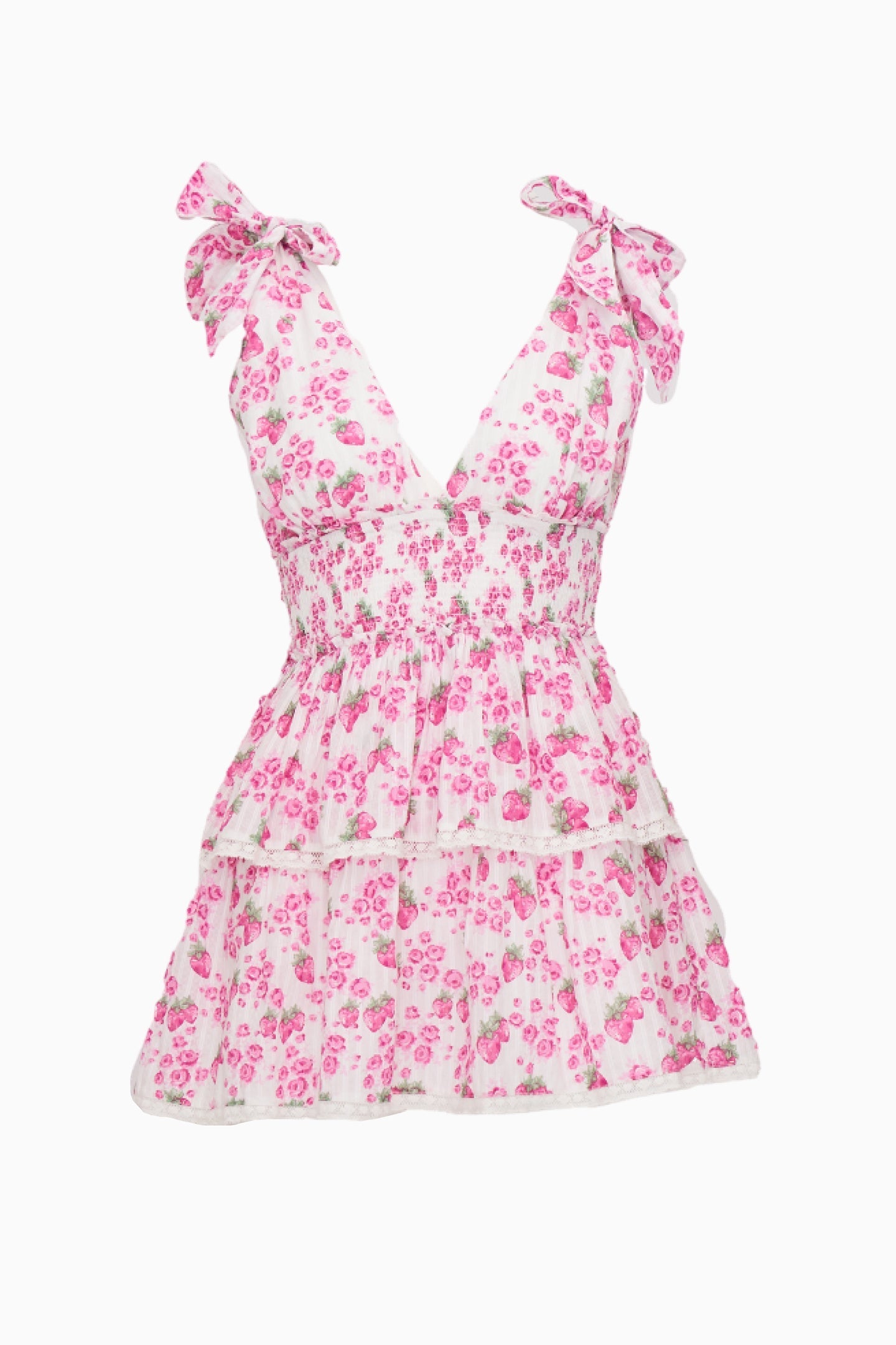Soira Summer Heirloom Print Mini Dress